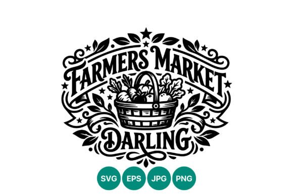 Farmer’s Market Darling Graphics & Illustrations