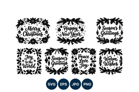 Festive Christmas New Year Season Graphics & Illustrations